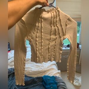 Urban Outfitters Long sleeve ribbed top